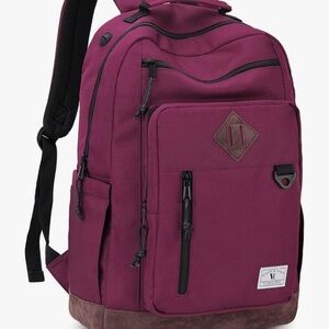 NWOT VX VONXURY Lightweight Water Resistant Travel Backpack w/Multiple Pockets